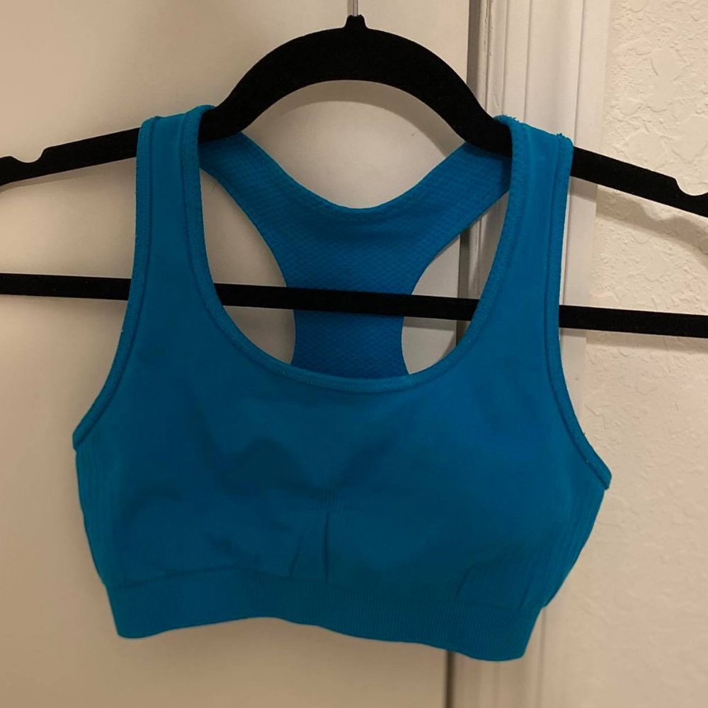Blue Sports Bra